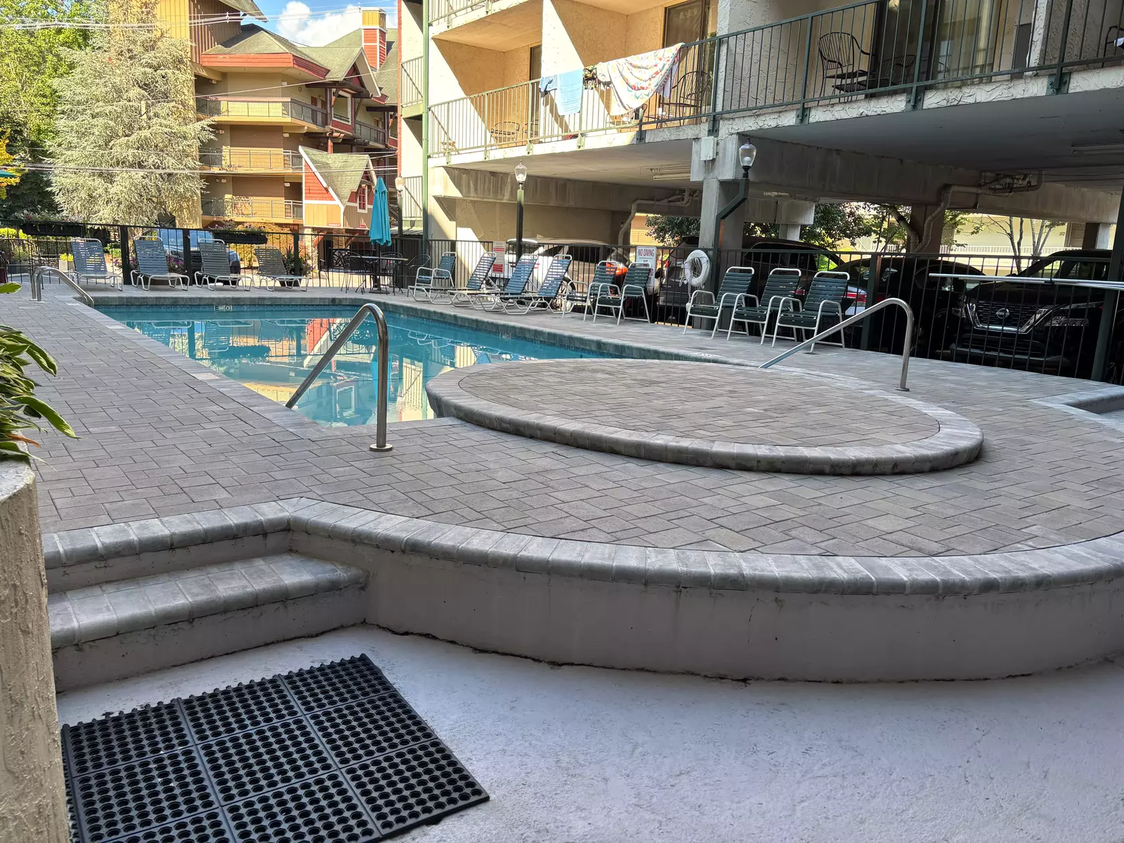 outdoor pool at condos