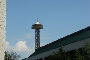 Gatlinburg Space Needle near condo in downtown Gatlinburg Tennessee