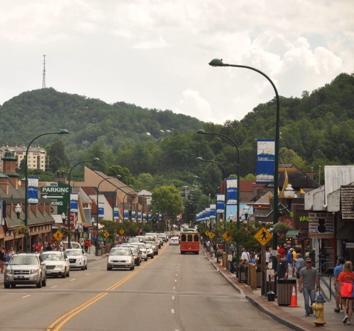Downtown-Gatlinburg-summer-square Downtown Gatlinburg